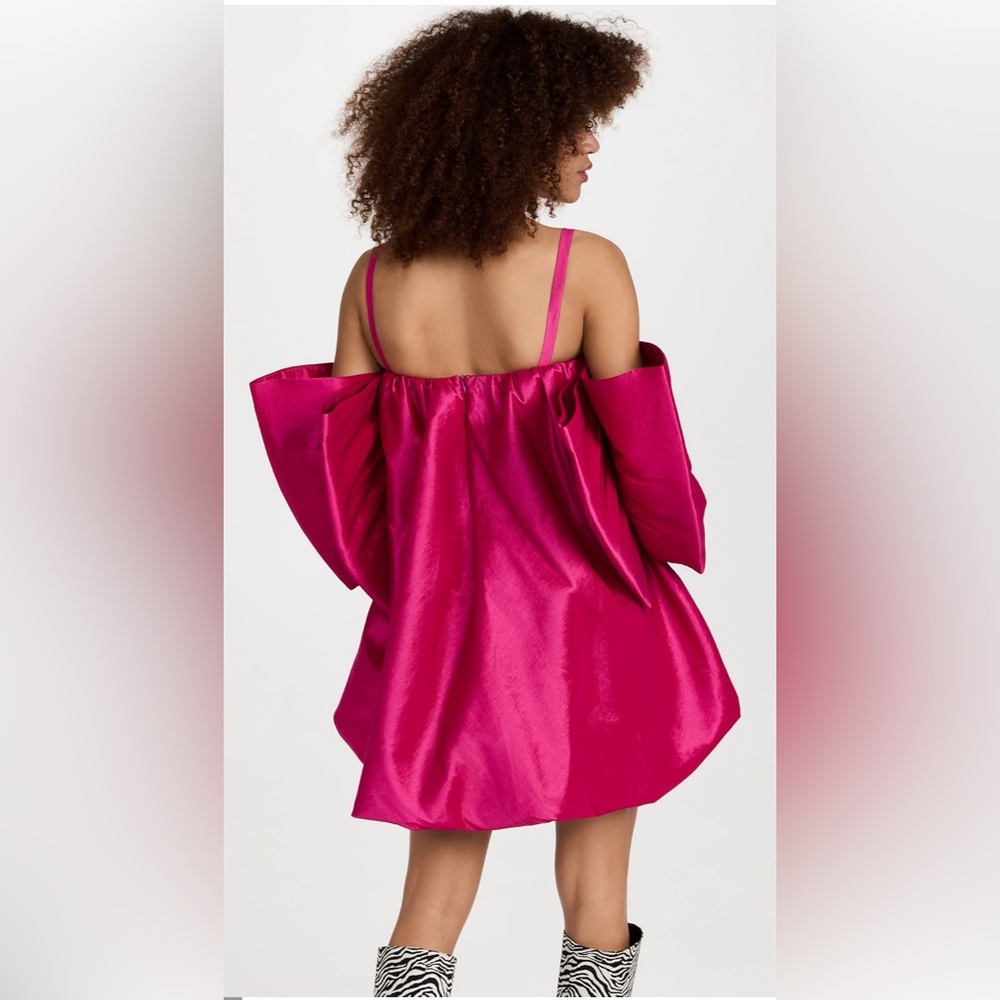 Kiki Vargas Karen Bow Detail Mini Dress - Picture 4 of 6